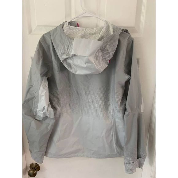 NEW Women's Small | THE NORTH FACE Waterproof Hooded Jacket Coat | Grey Pink - Picture 6 of 8
